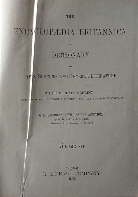 Encyclop Dia Britannica Volume 12 Doc