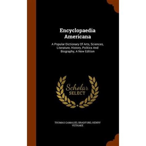 Encyclopaedia Americana A Popular Dictionary of Arts PDF
