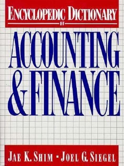 Encyclopaedic Dictionary of Accountancy PDF