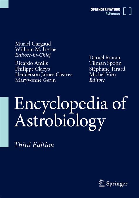 Encyclopedia of Astrobiology Ebook Reader