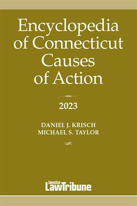 Encyclopedia of Connecticut Causes of Action 2016 Doc