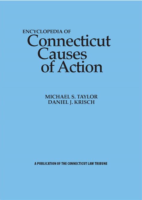 Encyclopedia of Connecticut Causes of Action 2016 Doc