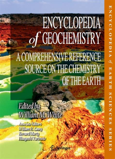 Encyclopedia of Geochemistry 1st Edition Epub