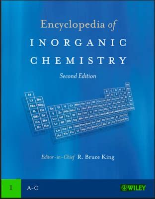 Encyclopedia of Inorganic Chemistry 10 Vols. 2nd Edition Doc