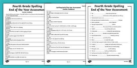 End Of Year 4th Grade Ela Assessment Ebook Doc