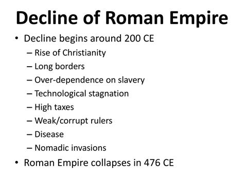 End of the Roman Empire Decline or Transformation College Doc