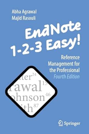 EndNote 1 - 2 - 3  Easy! Reference Management for the Professional Reader