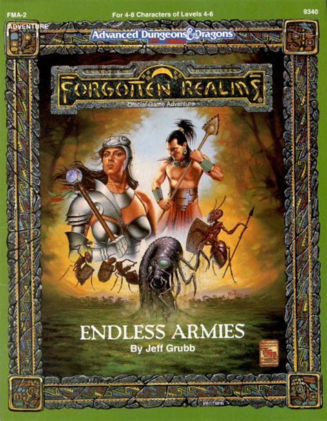 Endless Armies ADandD Forgotten Realms Maztica Module FMA2 Advanced Dungeons and Dragons 2nd Edition Forgotten Realms Accessory Reader