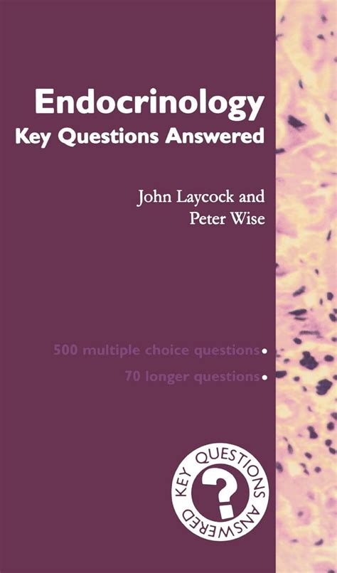 Endocrinology Key Questions Answered 1997 323 Pages Reader