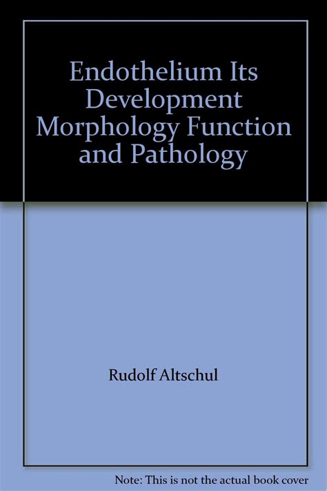 Endothelium - Its Development, Morphology, Function, and Pathology Ebook Reader