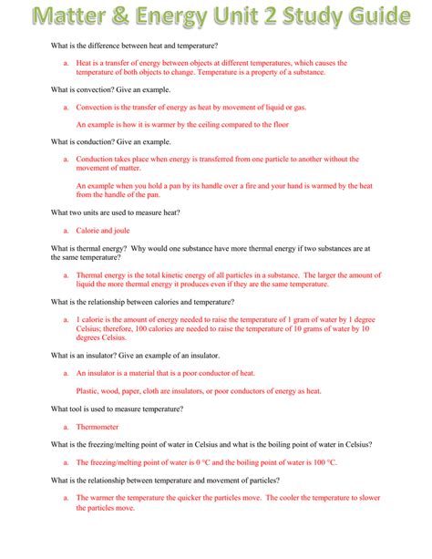 Energy And Heat 2014 Answer Key Reader