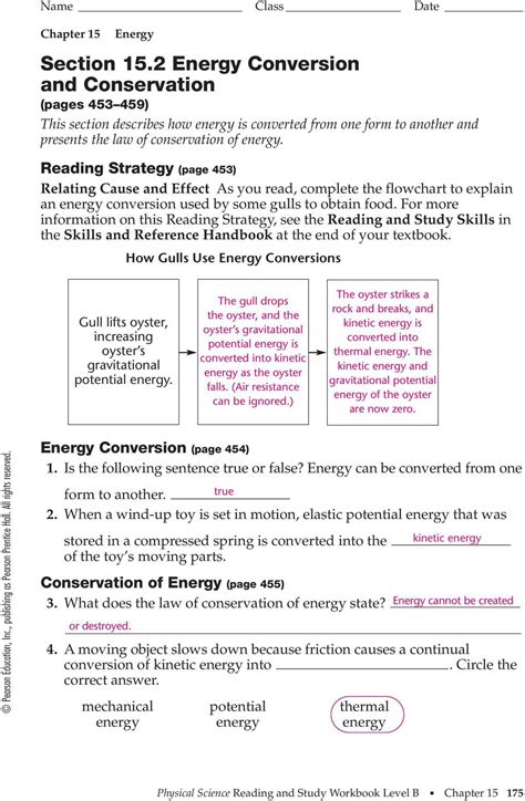 Energy Conversions And Conservation Answer Key Kindle Editon