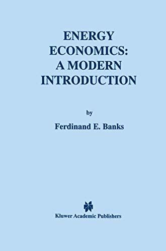 Energy Economics A Modern Introduction 1st Edition PDF