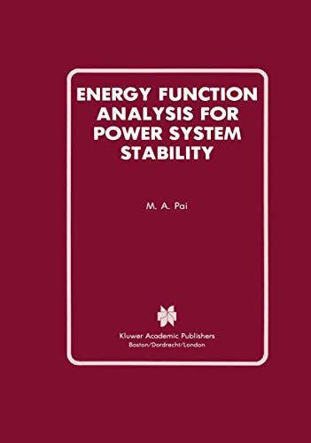 Energy Function Analysis for Power System Stability 1st Edition Doc