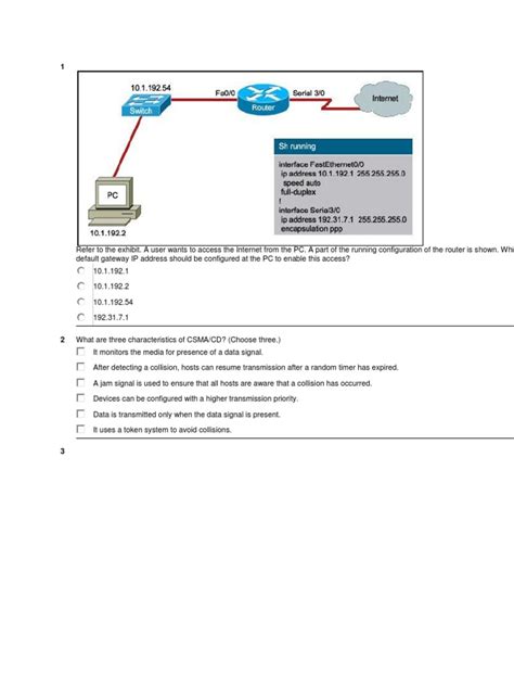 Enetwork Practice Final Exam Network Fundamentals Answers Kindle Editon