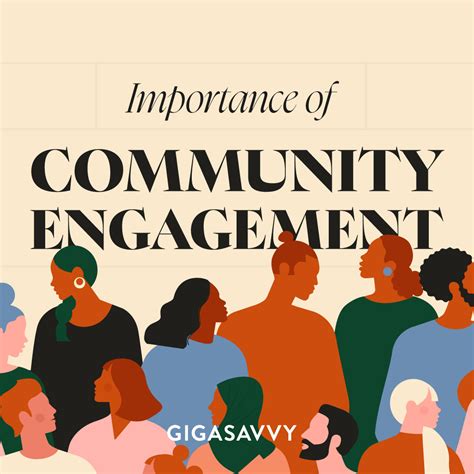 Engage with the community: