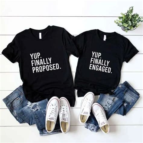 Engagement Shirts for Couples: A Timeless Expression of Love and Commitment