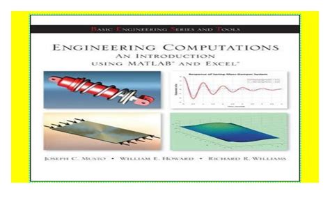 Engineering Computation: An Introduction Using Matlab And Excel Ebook PDF