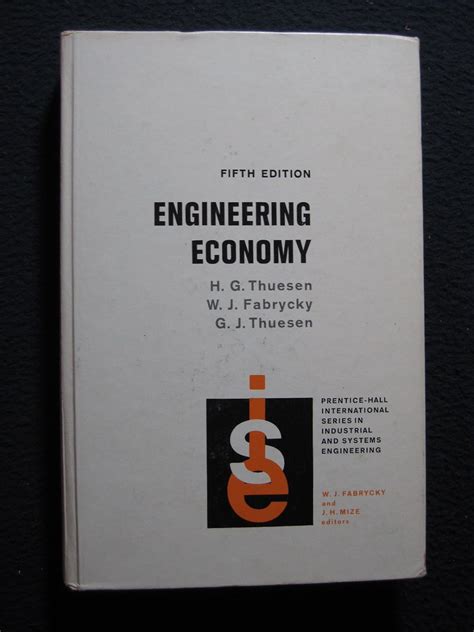 Engineering Economy Thuesen Solution Manual 6th Edition Kindle Editon