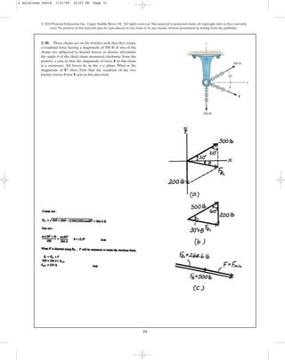 Engineering Mechanics Statics 12th Edition Chapter 5 Solutions Doc