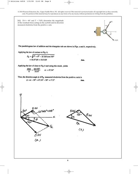 Engineering Mechanics Statics 12th Edition Solution Manual Chapter 2 Reader