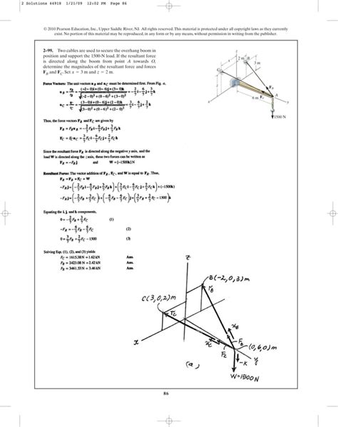 Engineering Mechanics Statics 12th Edition Solutions Chegg PDF