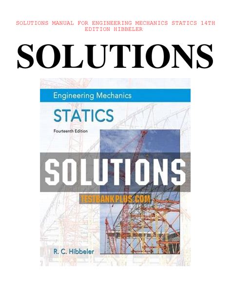 Engineering Mechanics Statics Dynamics Solution Manual Kindle Editon