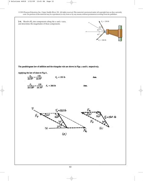 Engineering Mechanics Statics Solution Manual 12th Edition Doc