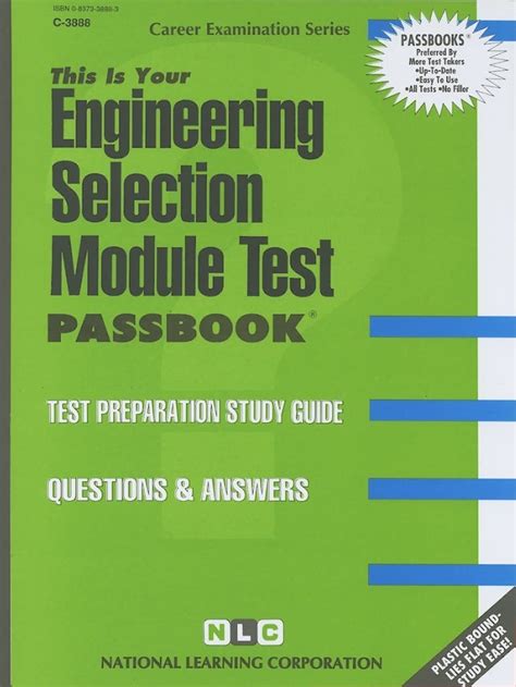Engineering Selection Module TestPassbooks Career Examination Passbooks Doc