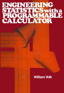 Engineering Statistics With a Programmable Calculator Kindle Editon
