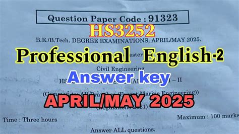 English 2 Answers April 2013 Kindle Editon