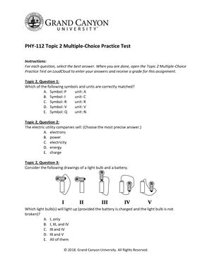 English 2 Multiple Choice Practice Test 3 Booklet Answer Key Doc