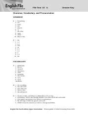 English File Upper Intermediate Work Answer Key Kindle Editon