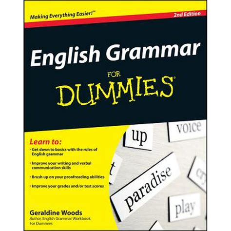 English Grammar For Dummies For Dummies Lifestyle Kindle Editon