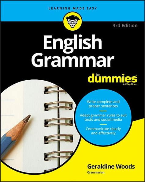 English Grammar For Dummies For Dummies Lifestyle Kindle Editon