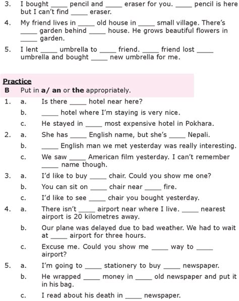 English Grammar Test With Answers For Class 8 Reader