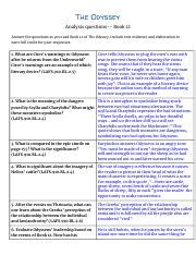 English Ii Odyssey Answer Key Kindle Editon