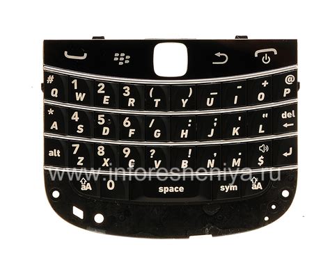 English Keyboard Printed Membrane BlackBerry Doc