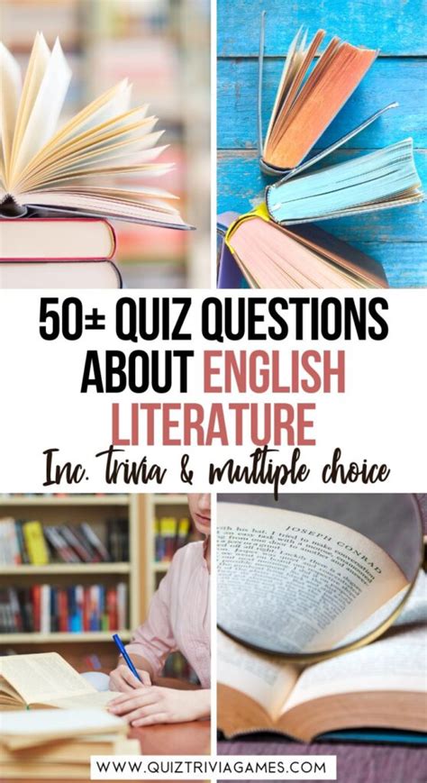 English Literature Quiz With Answers Kindle Editon