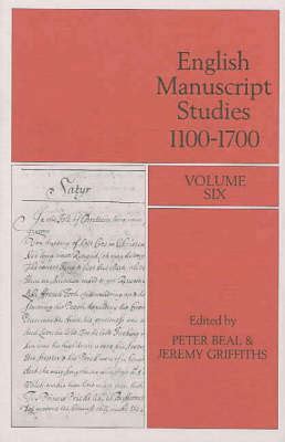English Manuscript Studies PDF