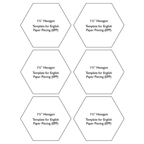 English Paper Free Printable Paper Piecing Templates