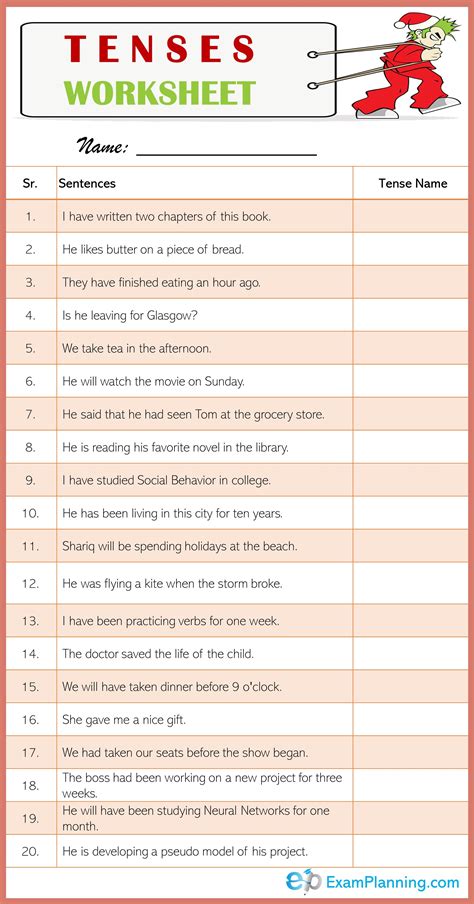 English Tenses Test With Answers Epub