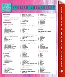 English Vocabulary Speedy Study Guides Doc