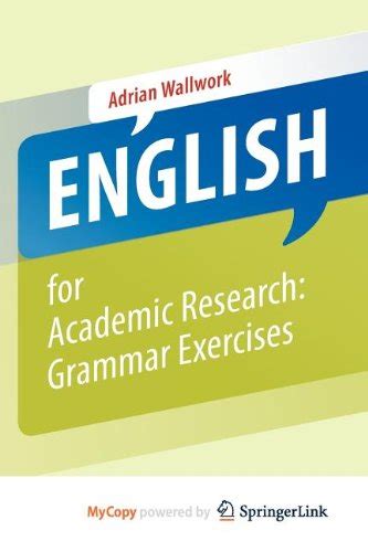 English for Academic Research Grammar Exercises Reader