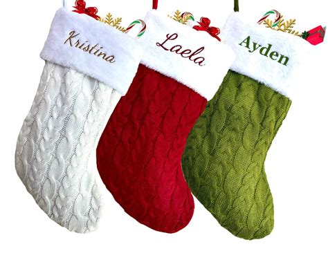 Engraved Christmas Stockings: 10,000+ Ideas for Year-Round Festivity