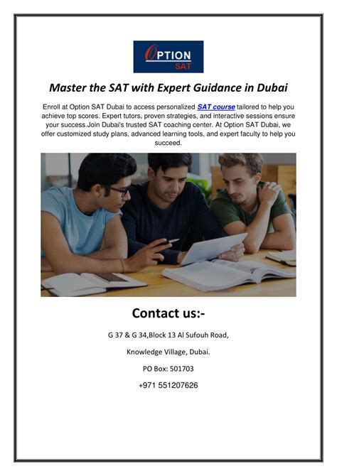 Enhance Your SAT Performance with Expert Guidance