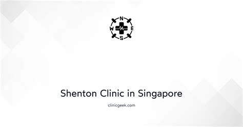 Enhance Your Well-being with Shenton Clinic Singapore: A Comprehensive Guide to Holistic Healthcare