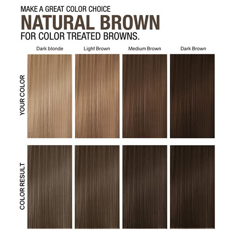 Enhance natural brown: