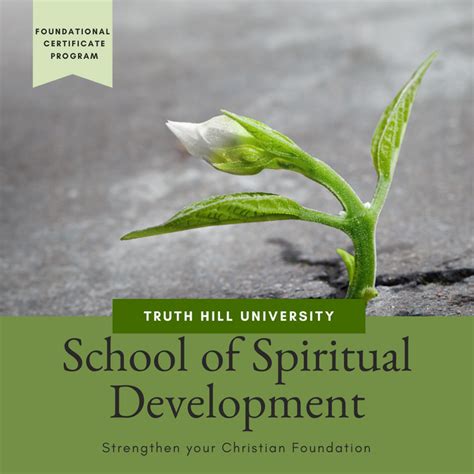 Enhance spiritual development: