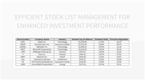 Enhanced Investment Performance: